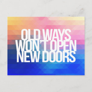 Cartão Postal Citações inspiradoras e motivacionais