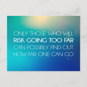 Cartão Postal Citações inspiradoras e motivacionais