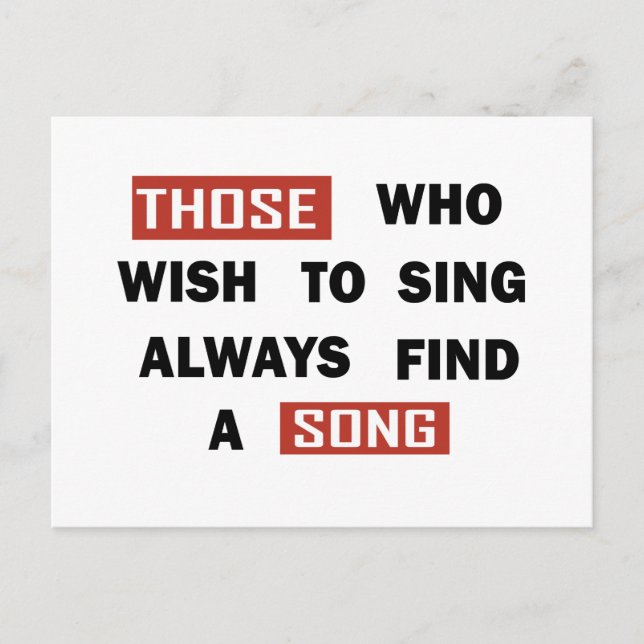 Cartão Postal citações motivacionais sobre afirmações positivas  (Frente)