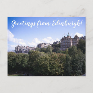 Cartão Postal CITINERARIES: Greetings from Edinburgh!