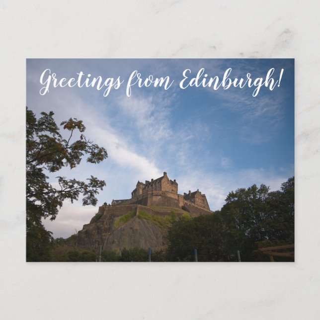 Cartão Postal CITINERARIES: Greetings from Edinburgh! (Frente)