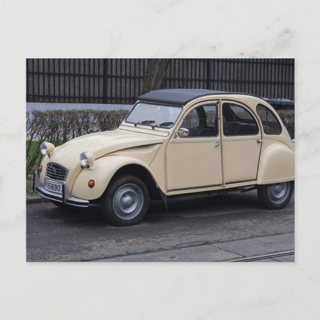 Cartão Postal Citroën 2 CV (Frente)