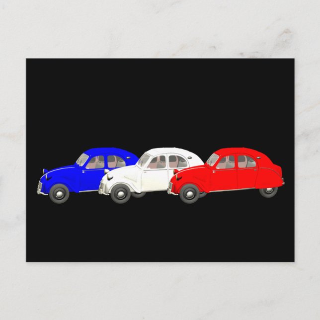 Cartão Postal Citroën 2 CV (Frente)