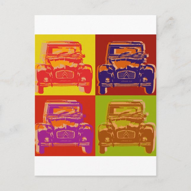 Cartão Postal Citroen 2CV 1 (Frente)