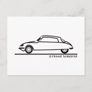 Cartão Postal Citroën DS 21