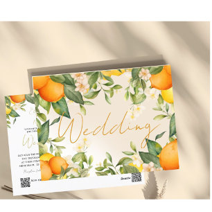Cartão Postal Citrus Lemons Orange Summer Weditation