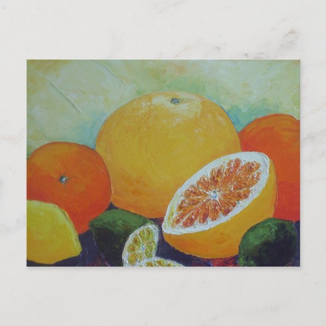 Cartão Postal Citrus Splash (Frente)