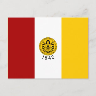 Cartão Postal City Flag of San Diego (Califórnia)