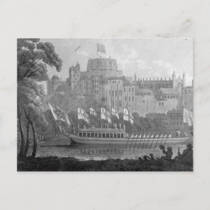 Cartão Postal City of London State Barge