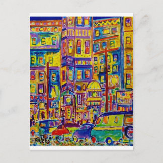 Cartão Postal Cityscape Bronx por Piliero
