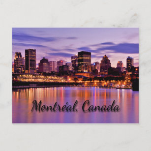 Cartão Postal Cityscape de Montreal