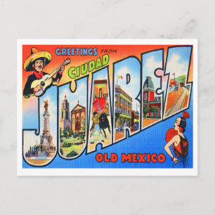 Cartão Postal Ciudad Juarez Velho México