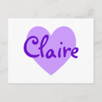 Claire em Roxo