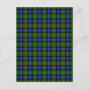Cartão Postal Clan Fergusson Tartan