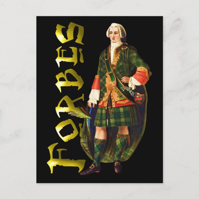 Cartão Postal Clan Forbes Highland Dream (Frente)