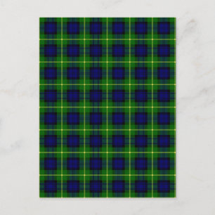 Cartão Postal Clan Gordon Tartan