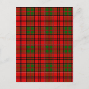Cartão Postal Clan Grant Tartan