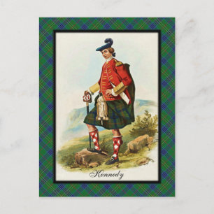 Cartão Postal Clan Kennedy Scottish Dreams Postcard