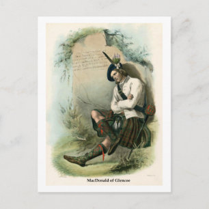 Cartão Postal Clan MacDonald de Glencoe