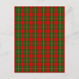 Cartão Postal Clan MacGregor Tartan