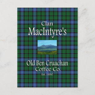 Cartão Postal Clan MacIntyre é o antigo Ben Cruachan Coffee Co.