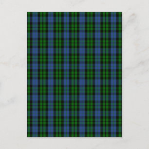 Cartão Postal Clan MacKay Tartan