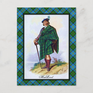 Cartão Postal Clan MacLeod Scottish Dreams Postcard