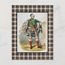 Clan MacPherson Vintage Ilustração Tartan