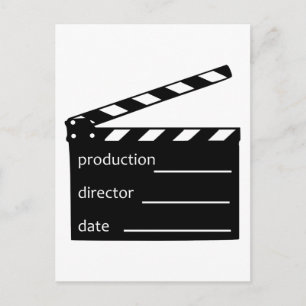 Cartão Postal Claquete de cinema