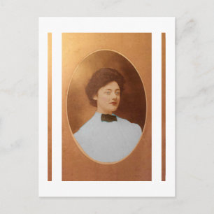 Cartão Postal Clara "Claire" Sage Talla Johnson 1909