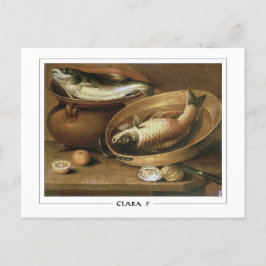 Cartão Postal Clara Peeters #12 - Cartão-postal de arte