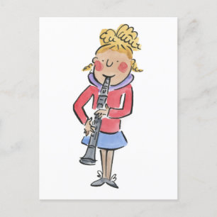 Cartão Postal Clarinet