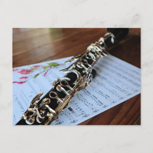 Cartão Postal Clarinet, concerto n.o 3