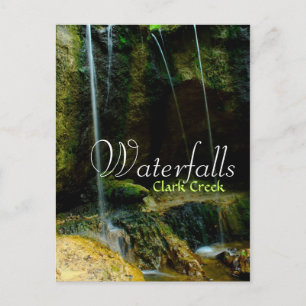 Cartão Postal Clark Creek Waterfall - Tunica Colinas