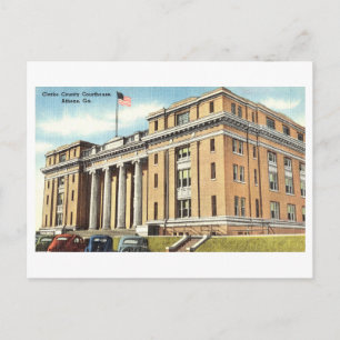 Cartão Postal Clarke County Court House in Athens, Geórgia