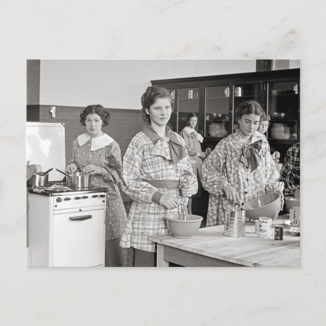 Cartão Postal Classe Baking, 1935 (Frente)