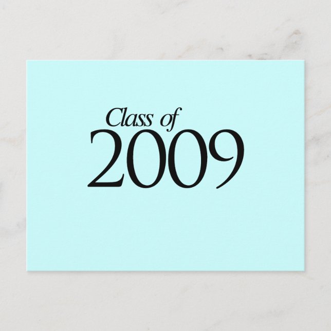 Cartão Postal Classe de 2009 (Frente)