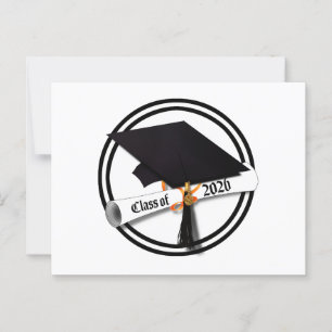 Cartão Postal Classe de Boné de Formando de Graduação 2026