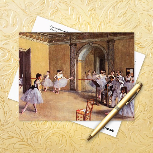 Cartão Postal Classe de dança na Ópera Edgar Degas (Criador carregado)