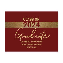 Classe Maroon Vermelho de Graduação de Segundo gra