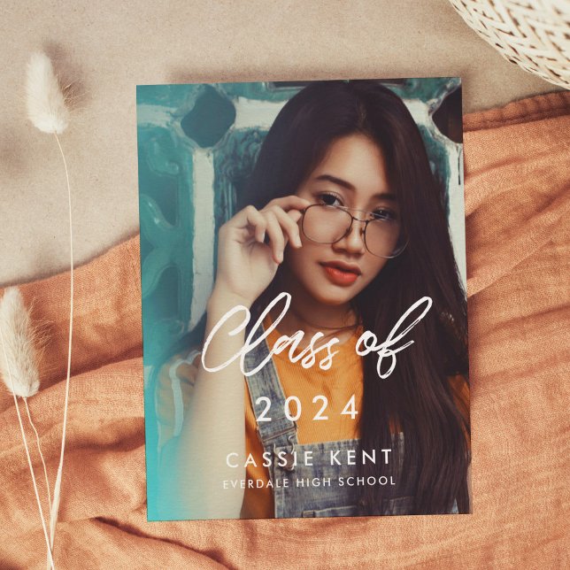 Cartão Postal Classe moderna de tendências de 2024 Graduação de  (Criador carregado)