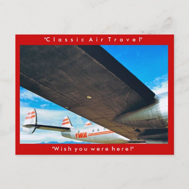 Cartão Postal "Classic Air Viagem" (Frente)