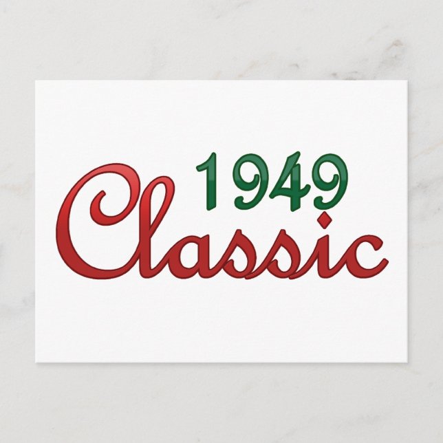 Cartão Postal Clássico 1949 (Frente)
