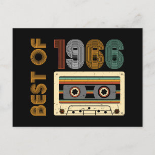 Cartão Postal Clássico 1966 Feito em 1966 60º Aniversário 60 Ano