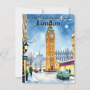 Cartão Postal Clássico Big Ben London Vintage