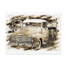 Clássico Caminhão Chevy Chevrolet de 1950