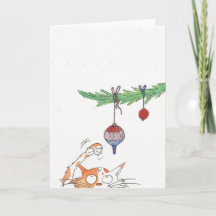 Cartão postal clássico de Natal