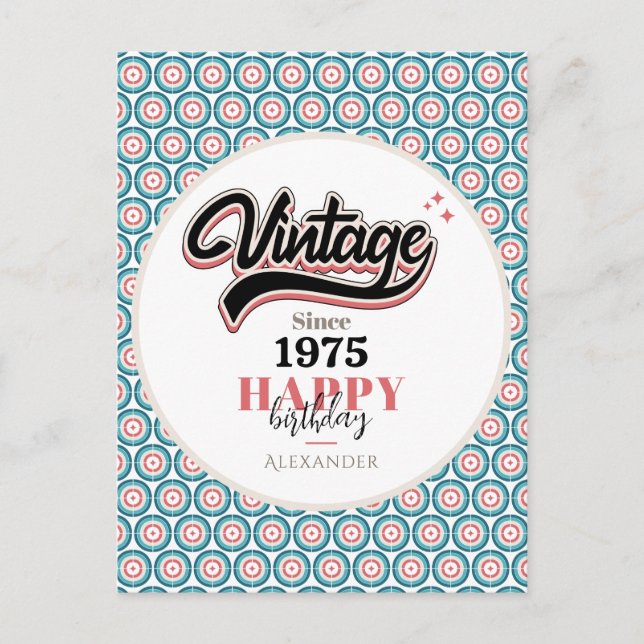 Cartão Postal Clássico desde - 1975 (Frente)