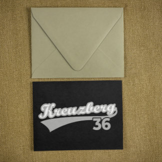 Cartão Postal Clássico Kreuzberg 36 Logotipo da cidade de Berlim