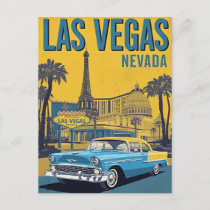 Cartão Postal Clássico Las Vegas Nevada Viagem